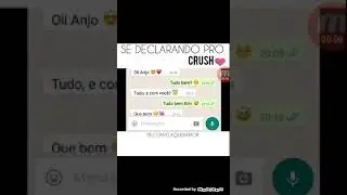 Fui mim declara pro Crush,olha no que deu😭❤😍