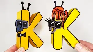 Cool Craft | Paper Alphabet Lore K+K 💛
