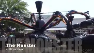 The Monster Ride at Coney Island Mall at Kings Island Amusement Park