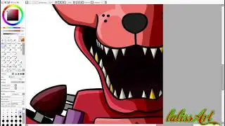 Speedpaint- Rockstar poster- part 3 (Rockstar Foxy)