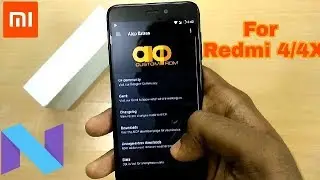 Xiaomi Redmi 4/4X- AICP ROM(7.1.2)(Volte) (official)