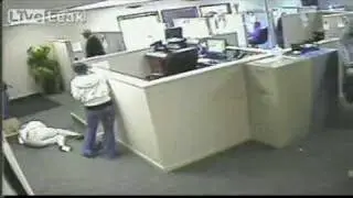 Woman Falls in Office   