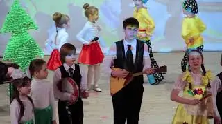 Как на масленой неделе танцевали мы и пели_Выступление школ искусств Перевальского района