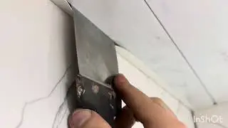How to install the last strip (panel) of plastic
