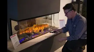 British Fires New Forest 1200 Electric Fire - Live Display