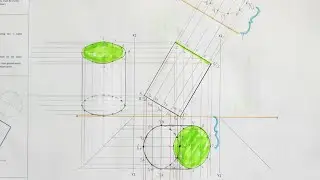 Solid Geometry - Drawing a Cylinder - HSE | Page 8-11 | Grade 10