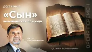 Доктрина 4 - Сын (человеческая природа) | Сергей Молчанов