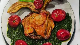УРОК РИСОВАНИЯ СКЕТЧ МАРКЕРАМИ DRAWING SKETCH MARKERS арт живопись