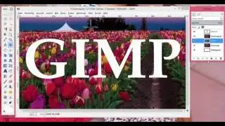 Gimp Tutorial deutsch - Text in  Bild- Text in ein Bild einfügen und bearbeiten