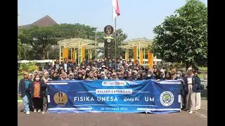 Kuliah Lapangan : Mahasiswa Fisika Unesa Kunjungi Lab UM