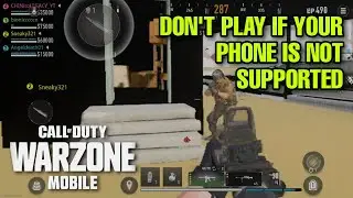 Playing Warzone Mobile using unsupported phone looks like - Samsung Note 20 Exynos 990