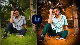 Lightroom moody orange effect photo editing ||easy step mobile tutorial || Lightroom photo editing |