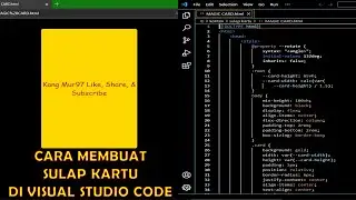 CARA MEMBUAT SULAP KARTU DI HTML & VS CODE