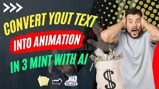 Create Animated video from text using Ai | Text to animation video