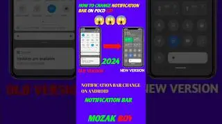 How notification bar change on poco cc31#shorts #treanding