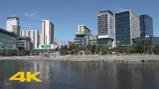 Salford Walk: Salford Quays & MediaCityUK【4K】