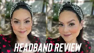 Pearly Knotted Women Headband Luxury Pleather Beaded Embellished Inexpensive Hairband Review