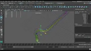 How to rig a snake in Maya