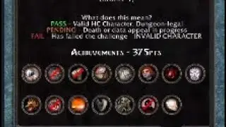 LVL 24 DRUID 375 STARTING ACHIEVEMENT POINTS DEATH
