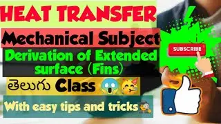 II Derivation of Extended surface II Heat Transfer II
