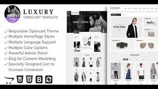Luxury - Responsive Opencart Theme | Themeforest Website Templates and Themes