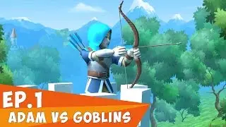 Adam Tiny Archers vs Goblins Ep 1 Animation - Fun Games TV