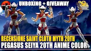 Pegasus Seiya 20th Anniversary Saint Cloth Myth ▶️ Recensione + Giveaway