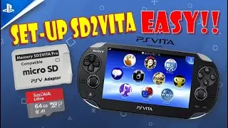 HOW TO SETUP SD2Vita | Upgrading PSVITA Storage To Save More GAMES!! (2024)