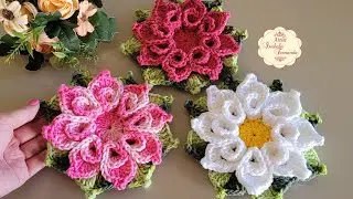 Easy Crochet Flower For Application