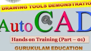 Auto-CAD hands on - PART 01 (Drawing Tools only)