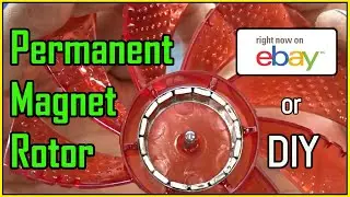 How to put Magnets on Brushless DC electric motor BLDC Rotor  Diy or Buy! Right Now...