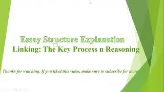 Linking The Key Process in Reasoning