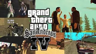 GTA San Andreas GTA IV Mod Showcase Gameplay