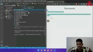 Coding a dark mode function with JS