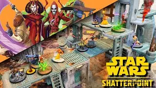 Bane / Talzin vs Windu / Amidala - Star Wars Shatterpoint Battle Report