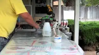 Shower Door Restoration - On The Job
