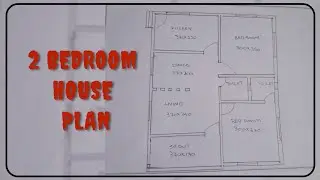 2 bedroom house detailed plan|  550 സ്‌ക്വറ് ഫീറ്റ്‌ വീട്