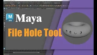 File Hole Tool in Maya: Multiple Ways to Fill Holes | 3D Modeling Tutorial| Autodesk Maya