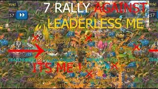 7 Rally Defence Without Leader ! - Lords Mobile #LordsMobile