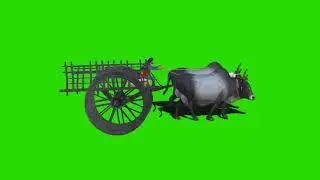 Bailgadi Free Green Screen | Bullock Cart Free Green Screen | Bull Gadi Green | 100% copyright free