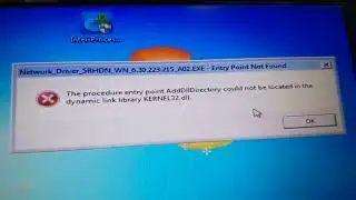 Dell driver error "AddDllDirectory could not be located" for windows 7. KB2533623 found in KB4457144