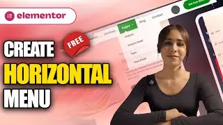 FREE Horizontal Menu Widget Elementor | Tutorial