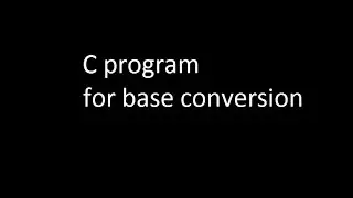 c program to convert integer into; 1.binary 2.octal 3.hexadecimal