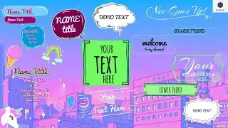 FREE Aesthetic Green Screen Lower Thirds, Aesthetic Overlays and Elements