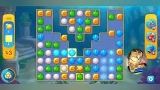 Fishdom 2022, no boosters, level 342 -  прохождение без бустеров,  342 уровень.