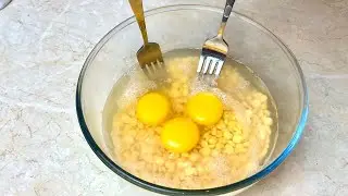 Peas and 3 Eggs Delicious dinner or lunch from simple products! So you haven't cooked peas yet!