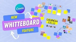 NEW in CANVA: WHITEBOARDS- Canva tutorial |  How to use & Features (2022)