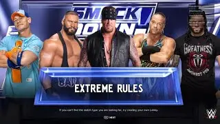 WWE Fatel FiveWay EXTREME RELES MATCH In SMACKDOWN
