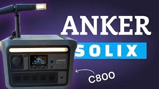 The most UNIQUE power station I have seen: Anker SOLIX C800