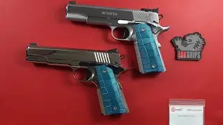 Les Baer Custom Hard Chrome UTC 1911 (38 Super) & Standard Manufacturing Nickel 1911 comparison